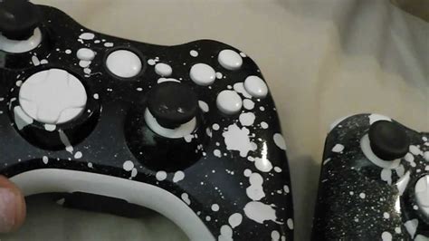 Custom Painted Xbox 360 Controller Shellsplatter Effect Youtube