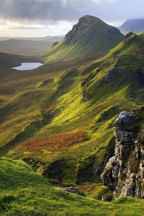 The Trotternish Hills From The Quiraing Isle Of Skye Photograph By John