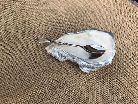 Free Shipping Oyster Shell Coffee Spoon Rest With Or Wo Etsy