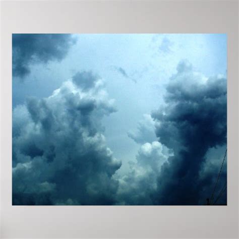 Cool Storm Clouds Poster Zazzle