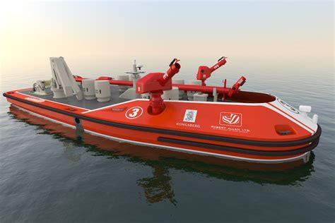Kongsberg Robert Allan Unveil Unmanned Fire Boat Design