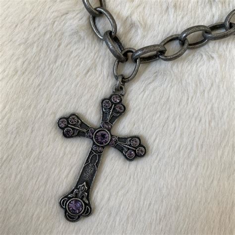 Gothic Cross Necklace Custom Made By Me Lobster Depop