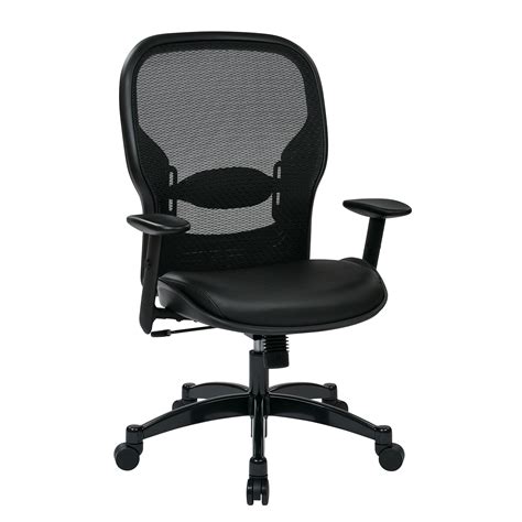 These stylish managers chairs look great in the office, and are available in 12 different colors! Office Star SPACE Matrex Mid-Back Mesh Managerial Chair ...