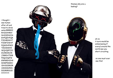 Daft punk is one of the most popular electronic bands ever (along with kraftwerk, yellow magic orchestra nevertheless, daft punk's work definitely furthered the acceptance of electronic music in. super seekret daft punk leak that is not meant to be known by anyone!!!1 : DaftPunk