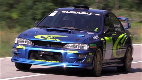 400hp Subaru Impreza Sti Gc8 Hillclimb And Slalom Racing On Board