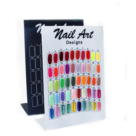 Professional Manicure Display Board Makeup Nail Art Exhibition Panels