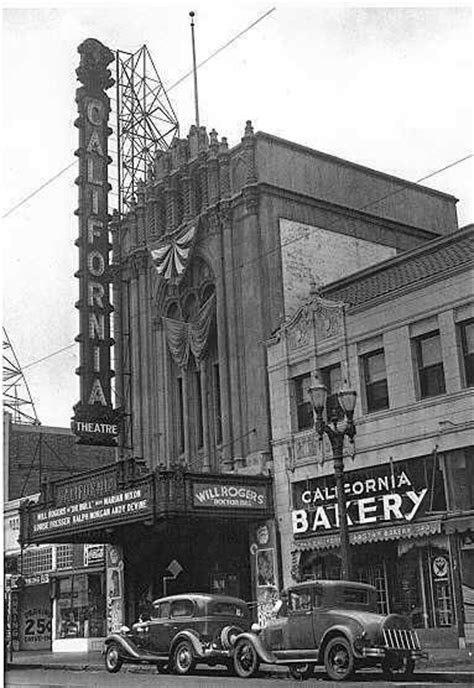 A storm in 1991 destroyed the screen at this theater. California Theatre - San Jose Ca | Vintage Santa Clara ...