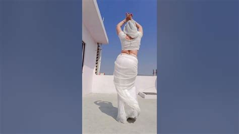 Big Boobs Girl Dance In White Saree Youtube