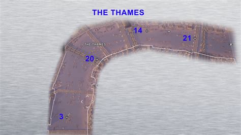 Map Of Thames In London