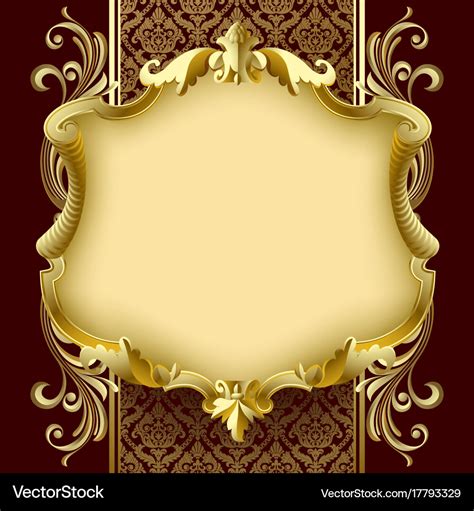 Antique Gold Frame Png