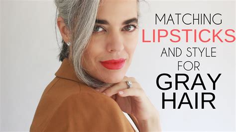 What Color Lipstick To Wear With Grey Hair
