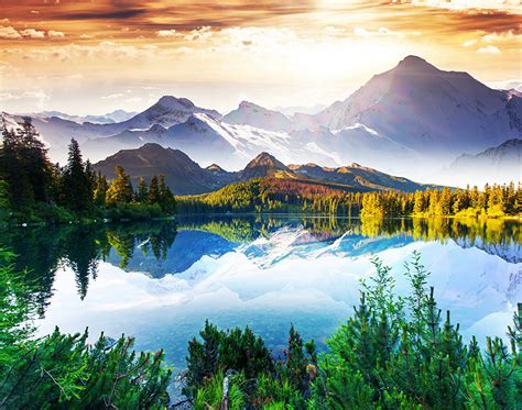 Fondos De Pantalla Fotografía De Paisaje Lago Montañas Naturaleza