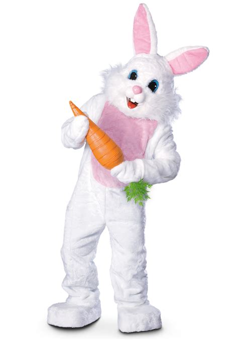 A symbolic rabbit sometimes depicted delivering easter eggs to children. Mascot Easter Bunny Costume - Adult Bunny Costumes