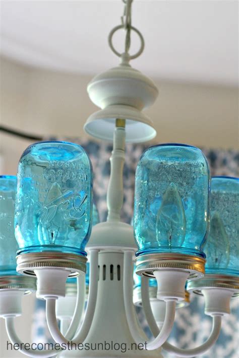 Mason Jar Chandelier Here Comes The Sun