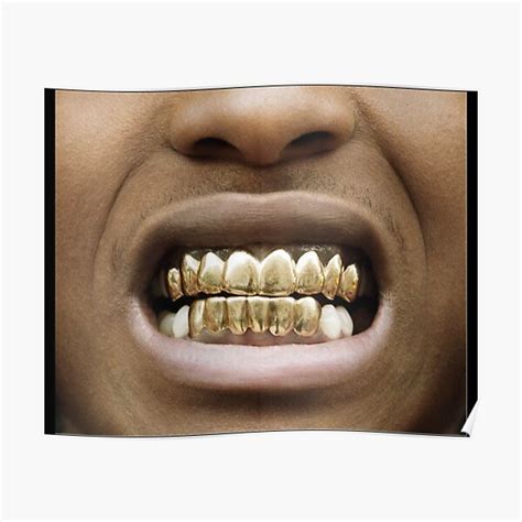Asap Rocky Gold Teeth Ubicaciondepersonascdmxgobmx
