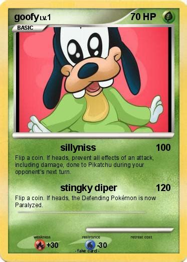 Pokémon Goofy 70 70 Sillyniss My Pokemon Card