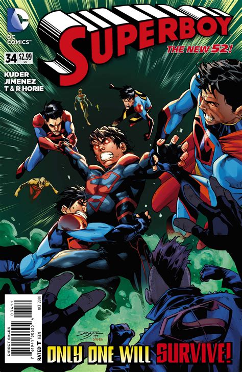 Superboy Dc Comics New 52 Issue 34 Complex