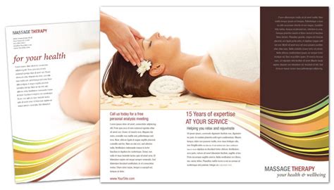 Brochure Zafira Pics Brochure Templates For Massage Therapy