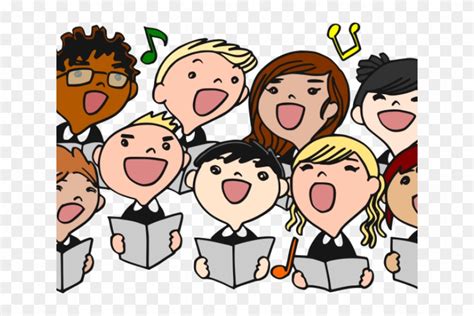 Singing Clipart Outgoing Person Praise The Lord Cartoon Png