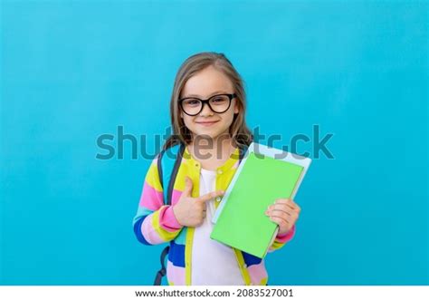 Cute Girl Child Schoolgirl Glasses On Stock Photo 2083527001 Shutterstock