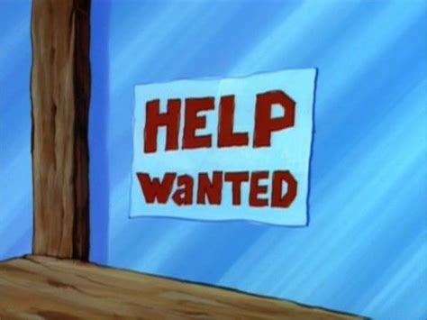 Help Wanted Spongebob Cartoon Pics