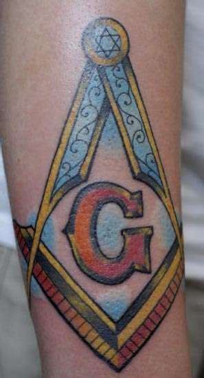 Color Masonic Tattoo On Sleeve Tattoos Masonic Tattoos Masonic Tattoo