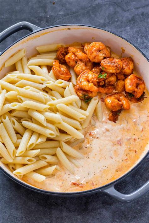 Creamy Cajun Shrimp Pasta