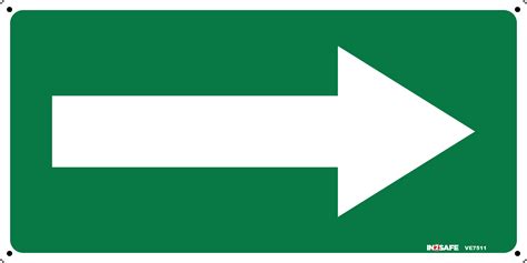 Exit Arrow Symbol Sign Westland Workgear