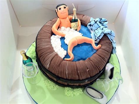 Hot Tub Novelty Cake Novelty Cakes Cake Designs Beautiful Cakes