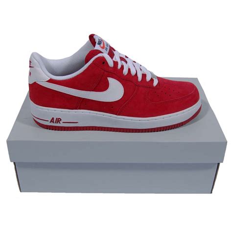 Nike Air Force 1 Low Suede Gym Red White
