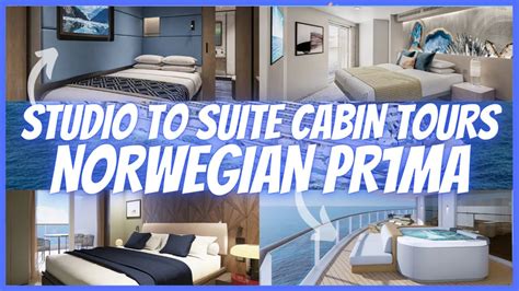 7 Different Cabin Tours Norwegian Prima Studio Interior Oceanview