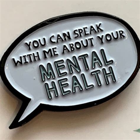 Mental Health Matters Enamel Pin Etsy