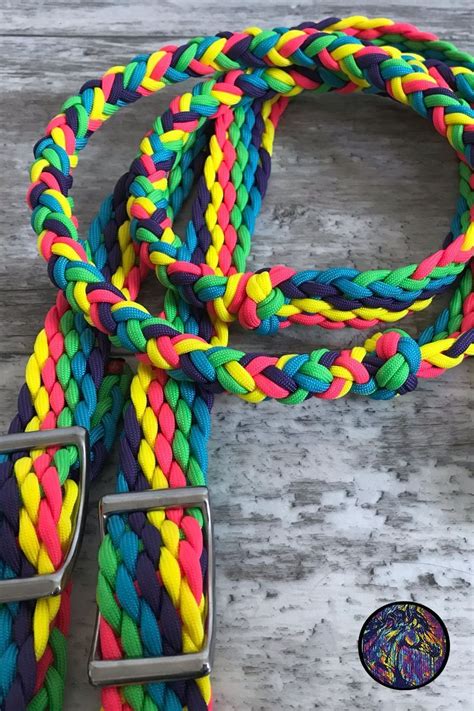 Paracord braiding is a popular technique used to make lanyards and ties for survival gear. Tutorial: How to Braid Paracord Reins - Braids By Brette Academy | Paracord braids, Horse diy ...