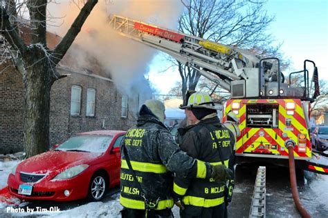 Photos Chicago Firefighters Respond To House Fire In Below Zero Temps