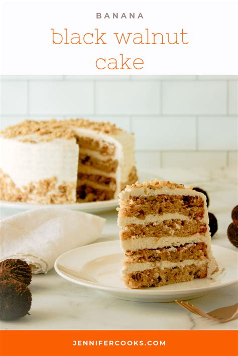 Banana Black Walnut Cake with Cream Cheese Frosting ...