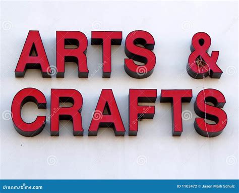 Arts And Crafts Sign Stock Photo Illustration Of Crafts 1103472