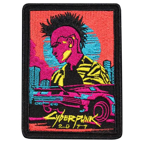 Cyberpunk 2077 Female V Patch Gaming Sew On Embroidery Iron On Etsy