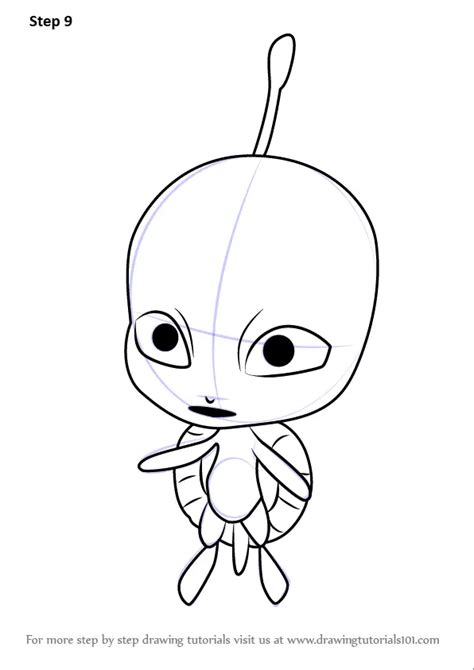 Coloriage Miraculous Kwami Step By Step How To Draw Wayzz Kwami From