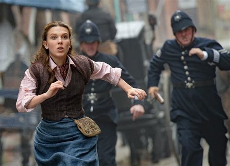 First Look Photos From Netflixs Enola Holmes 2 Featuring Millie Bobby