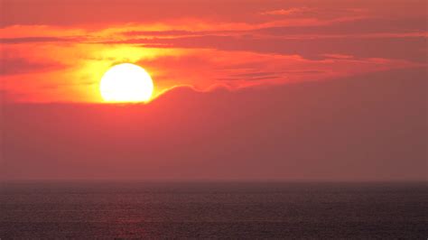 Incredible Closeup Of Golden Ocean Sunset Stock Video Footage 0016 Sbv
