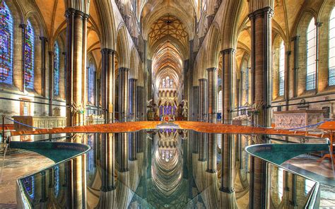 Religious Salisbury Cathedral Hd Wallpaper