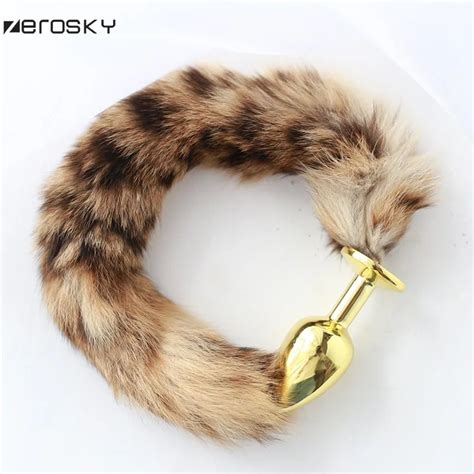 Zerosky Fairy Cat Tail Anal Pug Tail Fox Tail Buttplug Anal Toys For Women Gay Sex Toys For