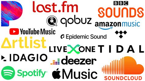 Music Streaming Logos Popular Music Streaming Platforms
