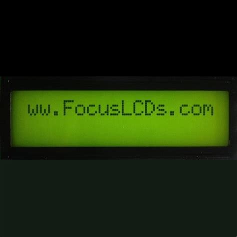 Serial Interface Lcd Displays Focus Lcds