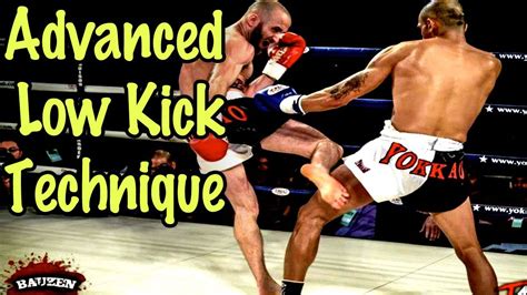 Muay Thai Double Step Low Kick Advanced Footwork Technique Youtube