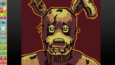 Finally Finished My Springtrap Drawing After A Long Time Lol How Much