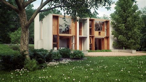 Louis Kahn S Esherick House By Ludvik Koutny 3D Architectural