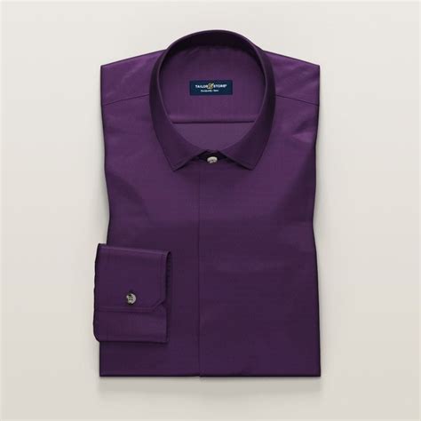 Dark Purple Womens Shirt Tailor Store