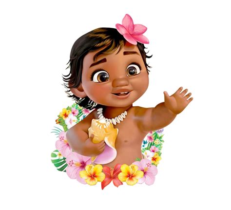 Images PNG Convite Moana Baby Png