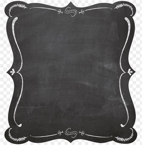 Chalkboard Frame Vector Png Image With Transparent Background Png